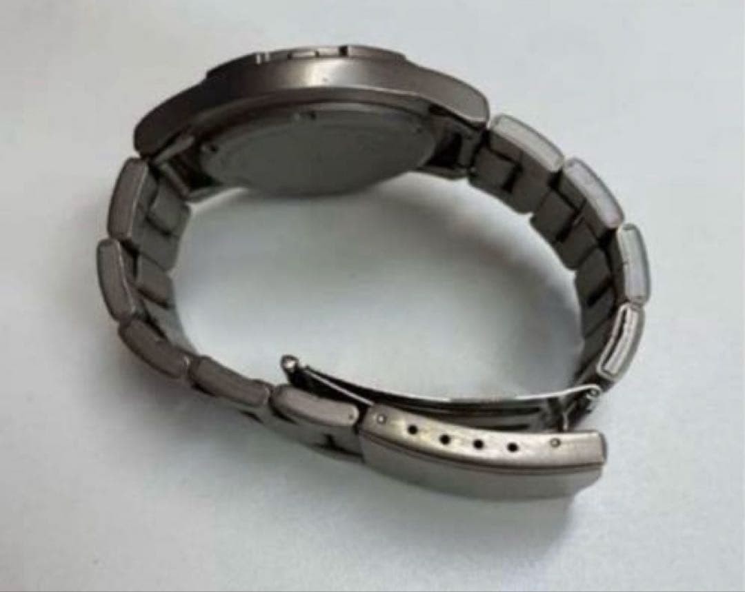 ALBA Titanium Quartz Watch, Silver, 10 BAR