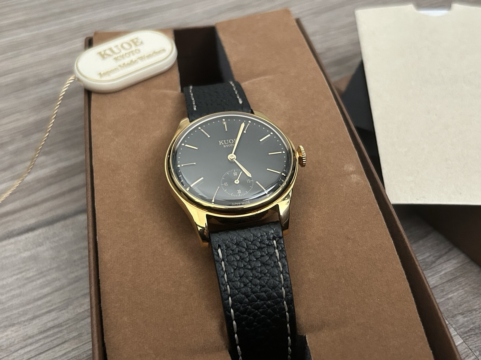 Kuoe Kyoto Old Smith 90-001 35mm Black Dial