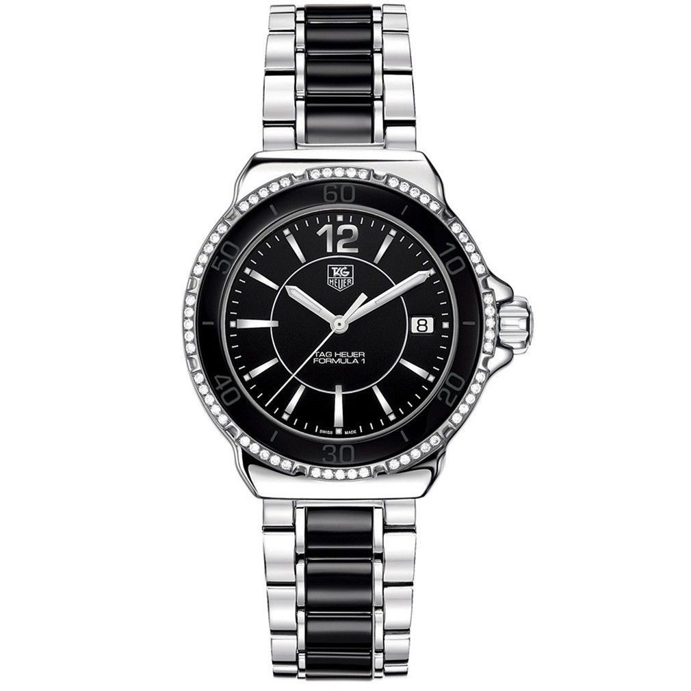 TAG Heuer Formula 1 WAH1212.BA0859 Women’s Black Ceramic Diamond Steel Watch