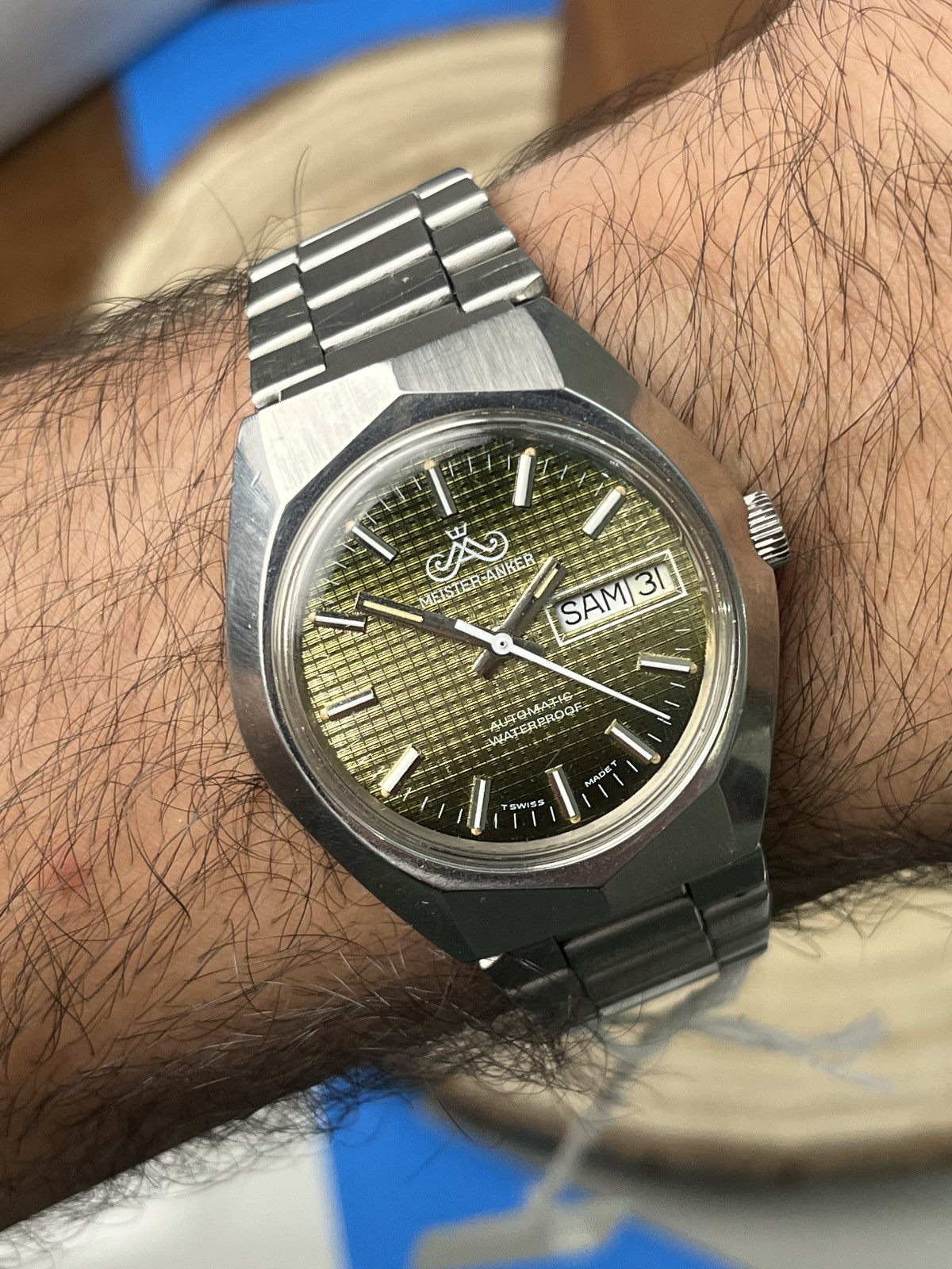 1970 MEISTER-ANKER Automatic Waterproof Swiss