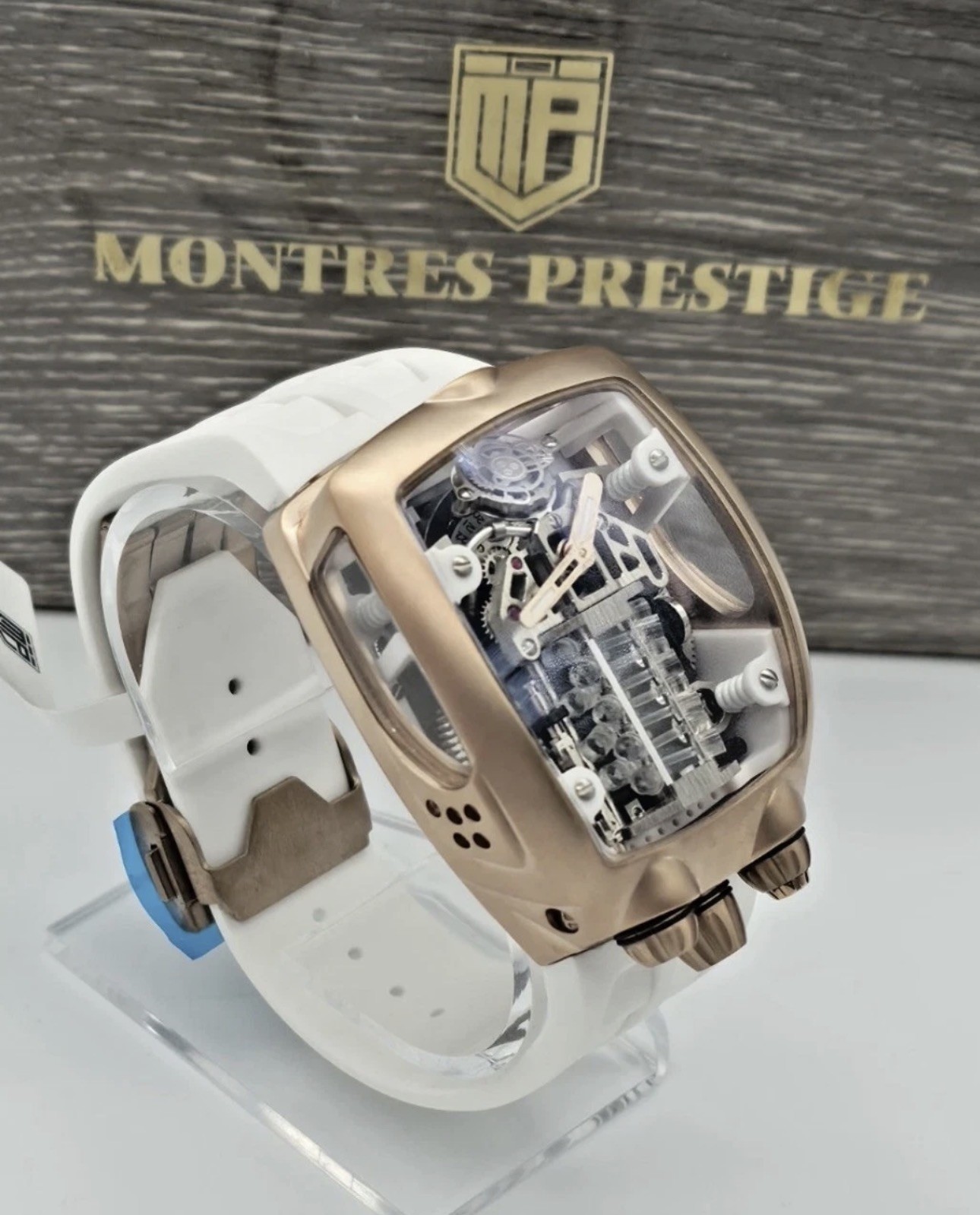 🔥Montres Prestige Copper Engine AUTOMATIC 44mm Men’s Watch MPW-0159