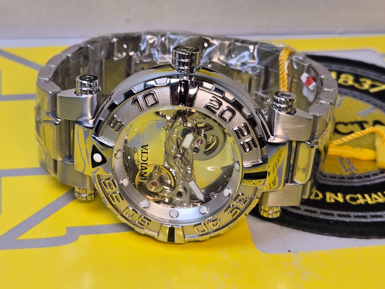 Invicta Subaqua Nebula Automatic Men’s Watch 47mm Steel w/ Skeleton Dial NEW!!!