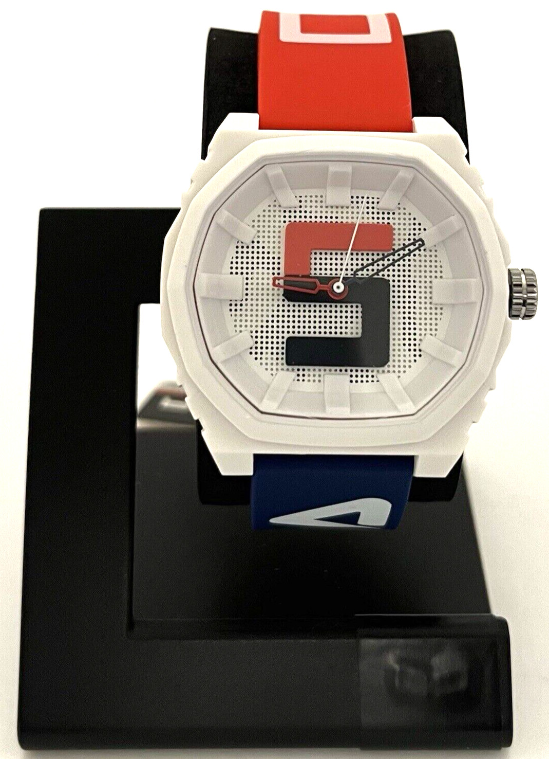SANDA MEN’S RED WHITE AND BLUE SPORT WATCH 3206RWB