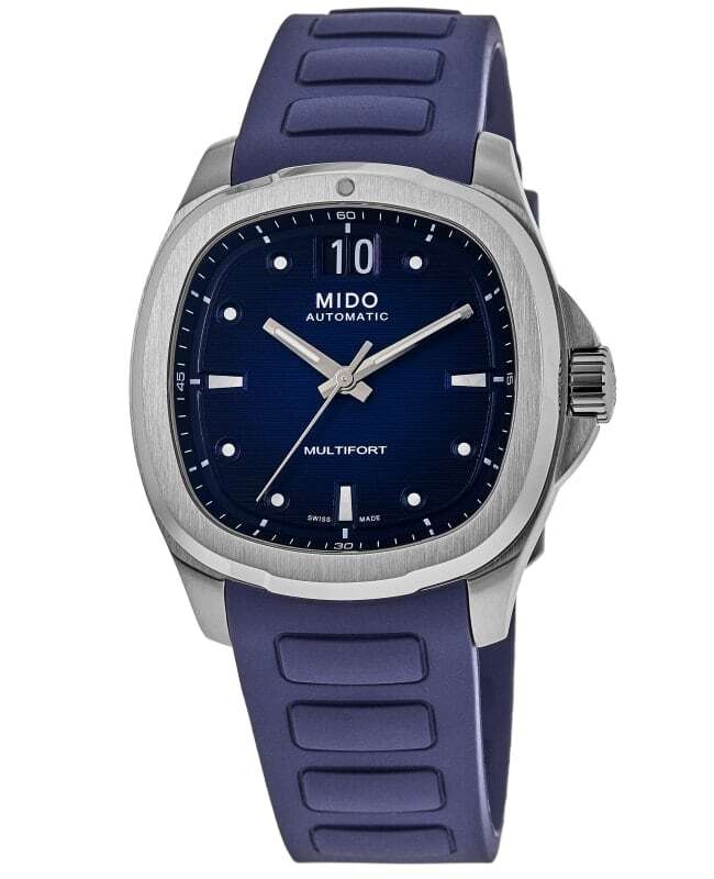 New Mido Multifort TV Big Date Blue Dial Rubber Men’s Watch M049.526.17.041.00
