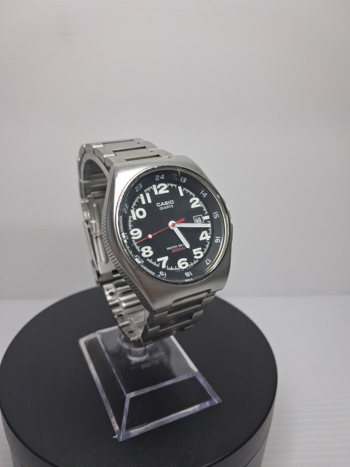 CASIO Military Field Watch MAR-101 2016 Black Dial Luminous Date Indicator