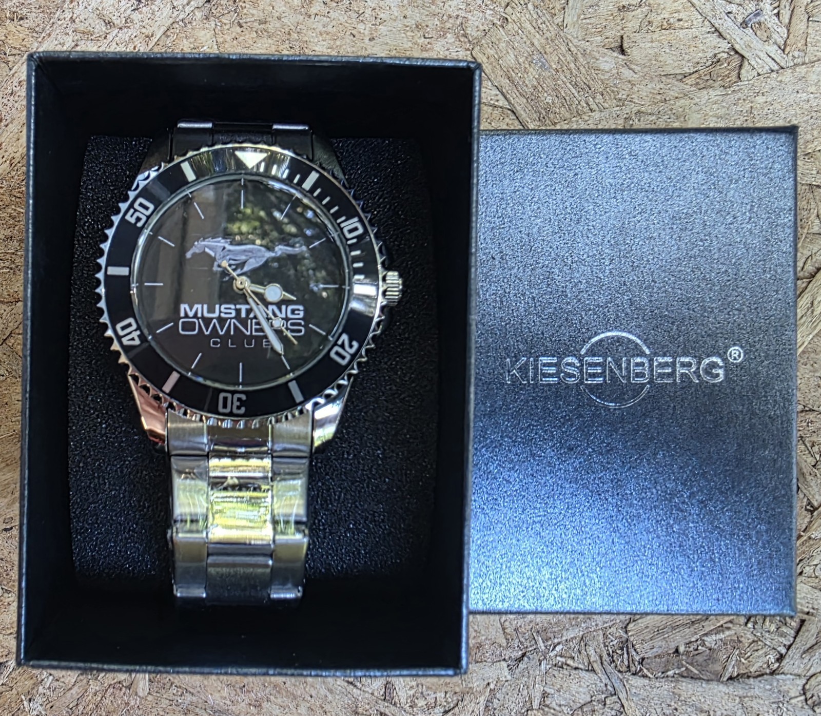 Ford MUSTANG Owners Club Watch 2020 Stainless Steel Germany Quartz Movement