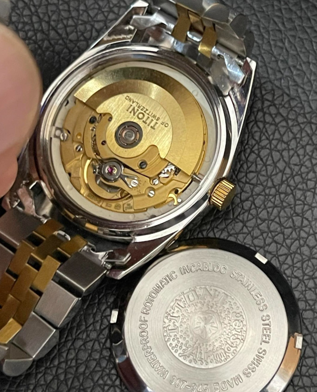 Titoni Cosmo King Automatic 2834 Swiss Made 36mm President Watch