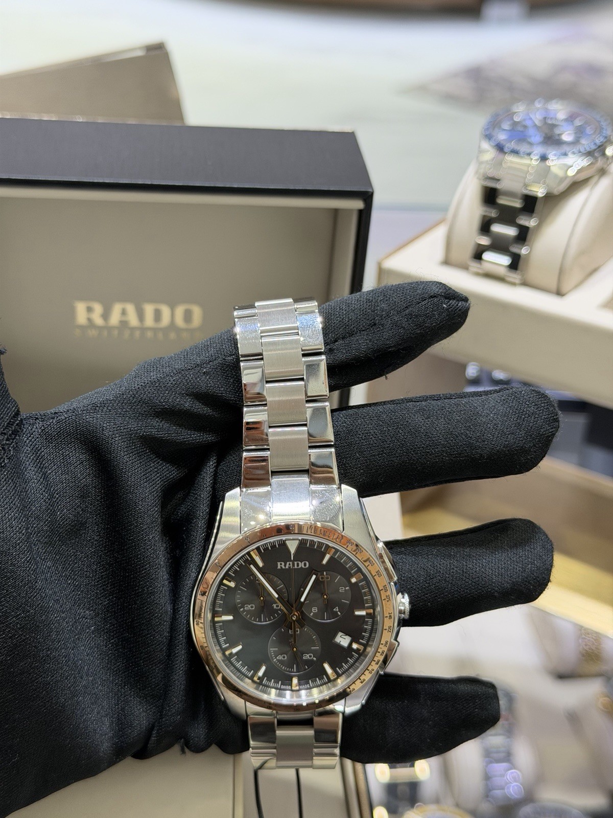 Rado HyperChrome Chronograph Grey Dial Men’s Watch R32259163