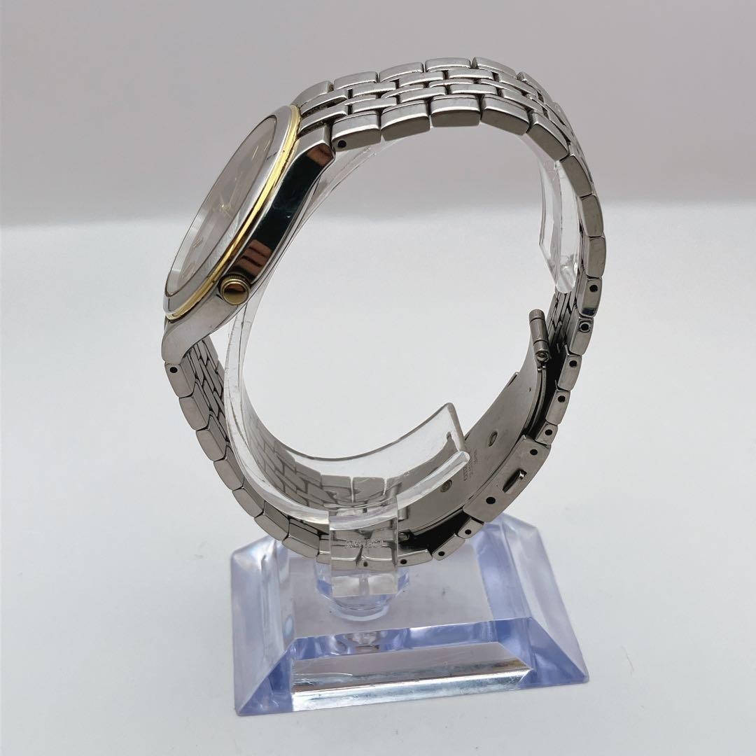 CITIZEN EXCEED Eco-Drive, working condition, A730, black x gold, W3D2 【USED】