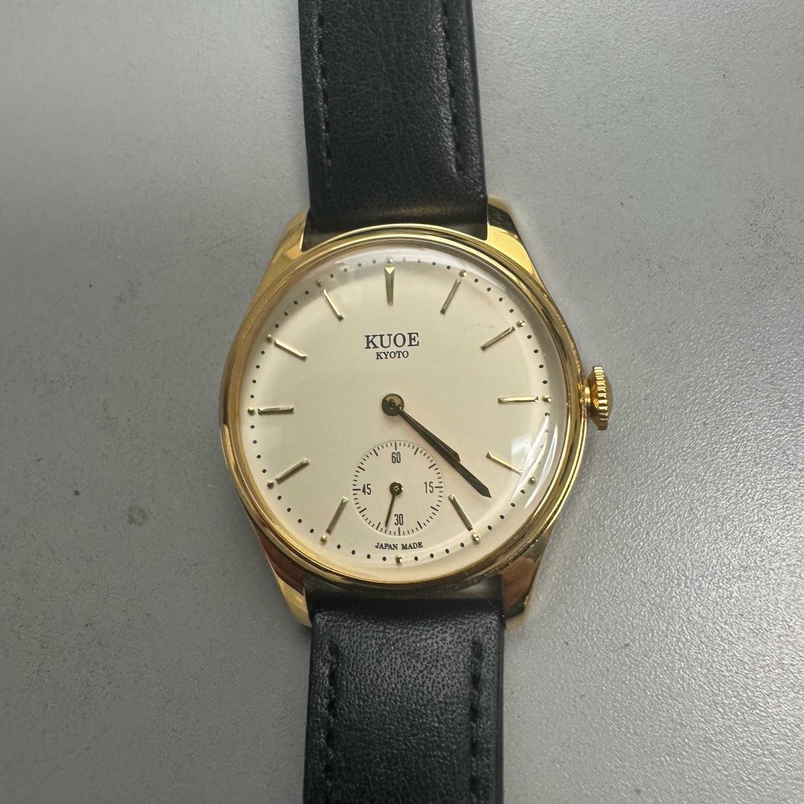 men’s Kuoe kyoto japanese quartz wrist watch old smith 90-001