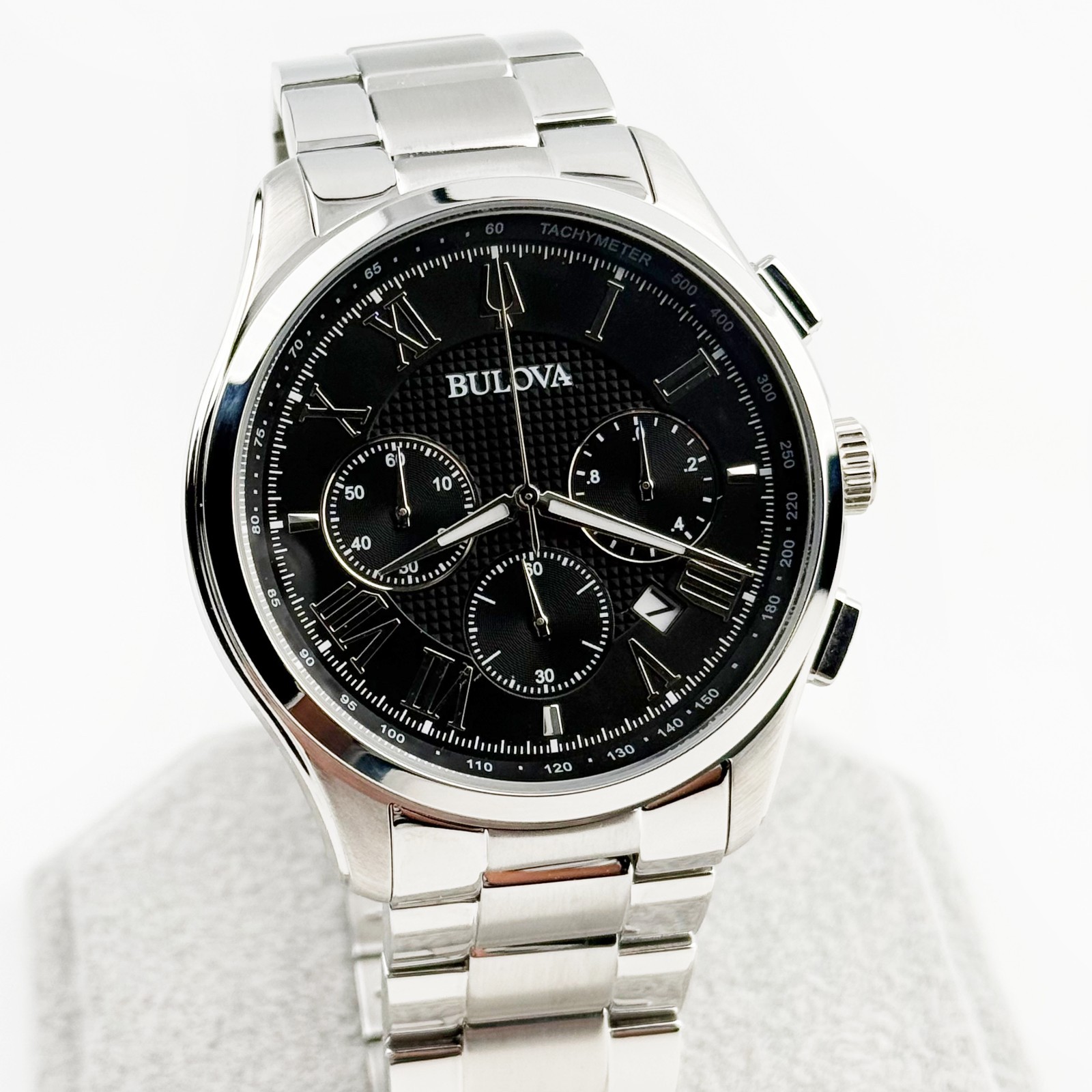 Bulova Classic Wilton Six Hand Quartz Chronograph Men’s Watch 46.5 mm 96B288