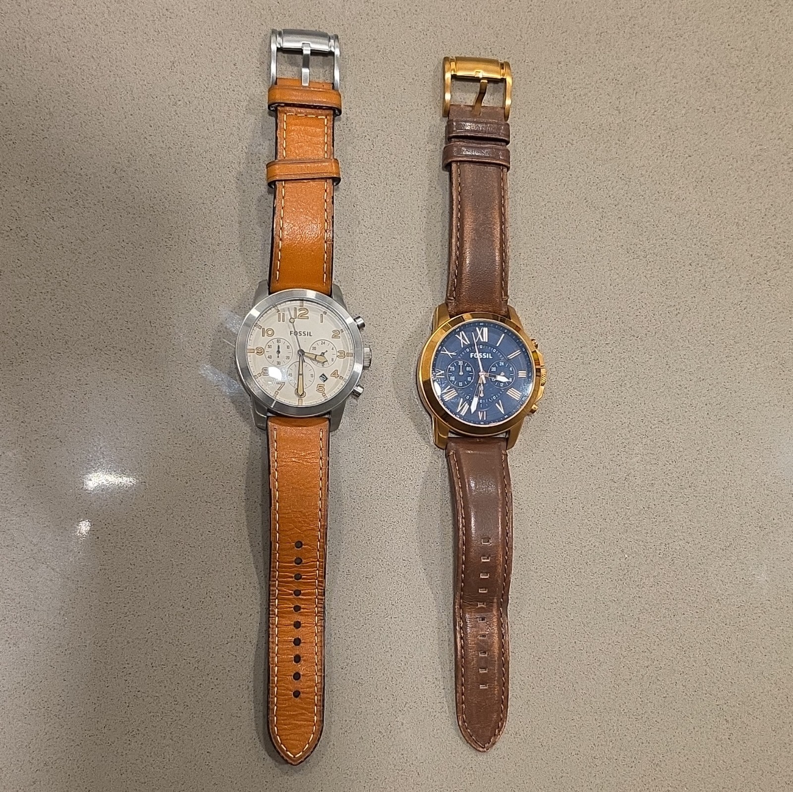 Fossil men’s wristwatch models : fs5068 & fs5144