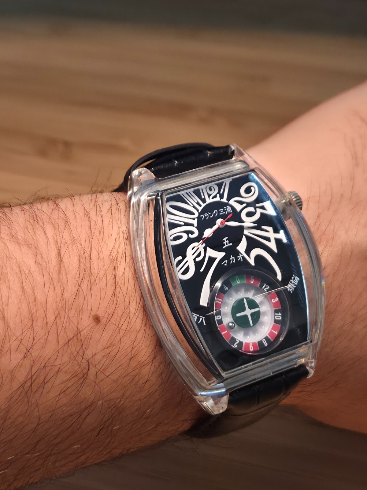 Frank Miura ‘Roulette’ Watch – Model Macau No. 5 (Modified) – Ships from USA