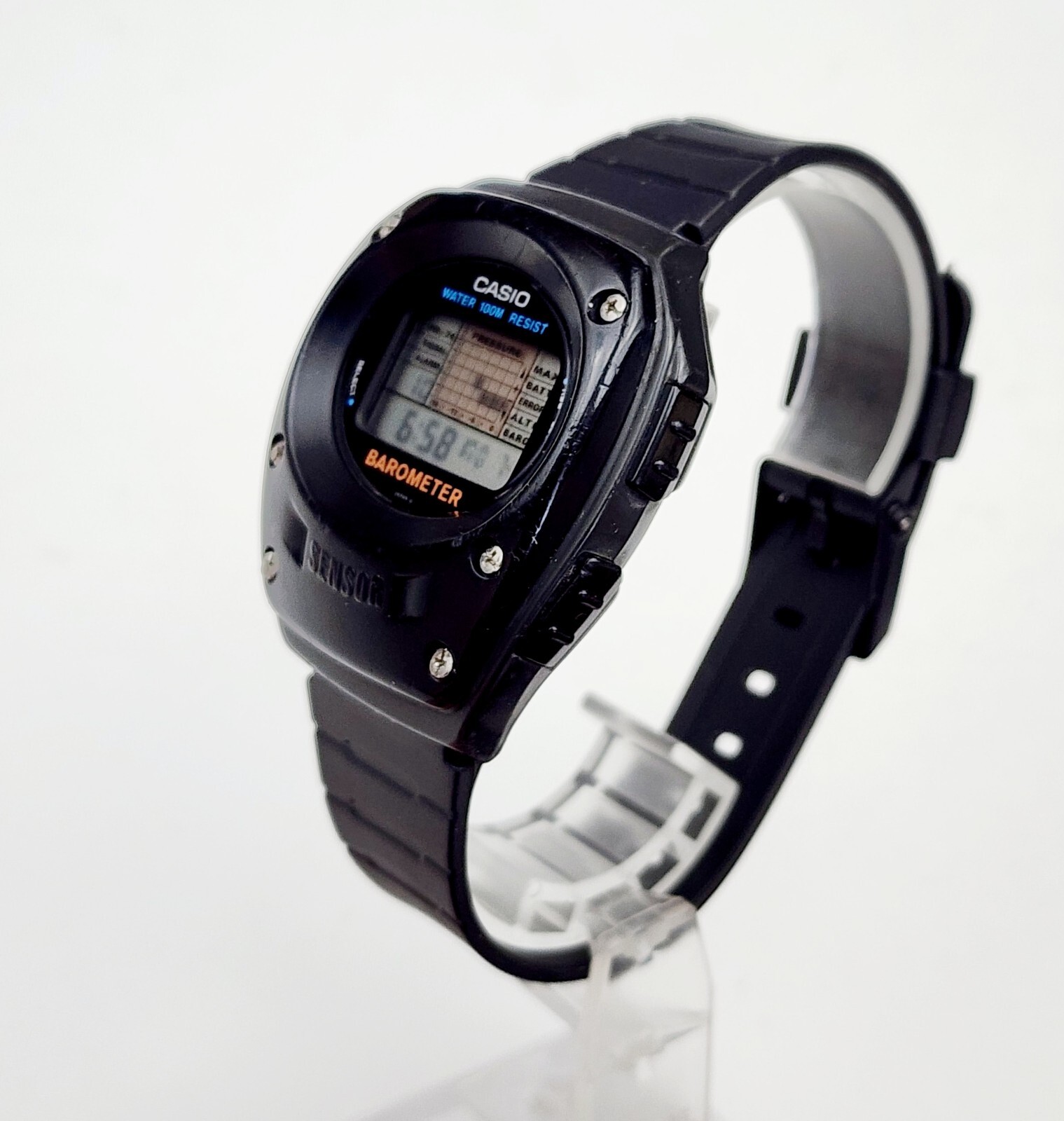 Men’s JAPAN Vintage 1995 DIGITAL Watch CASIO (1284) BM-600. Barometer. Altimeter