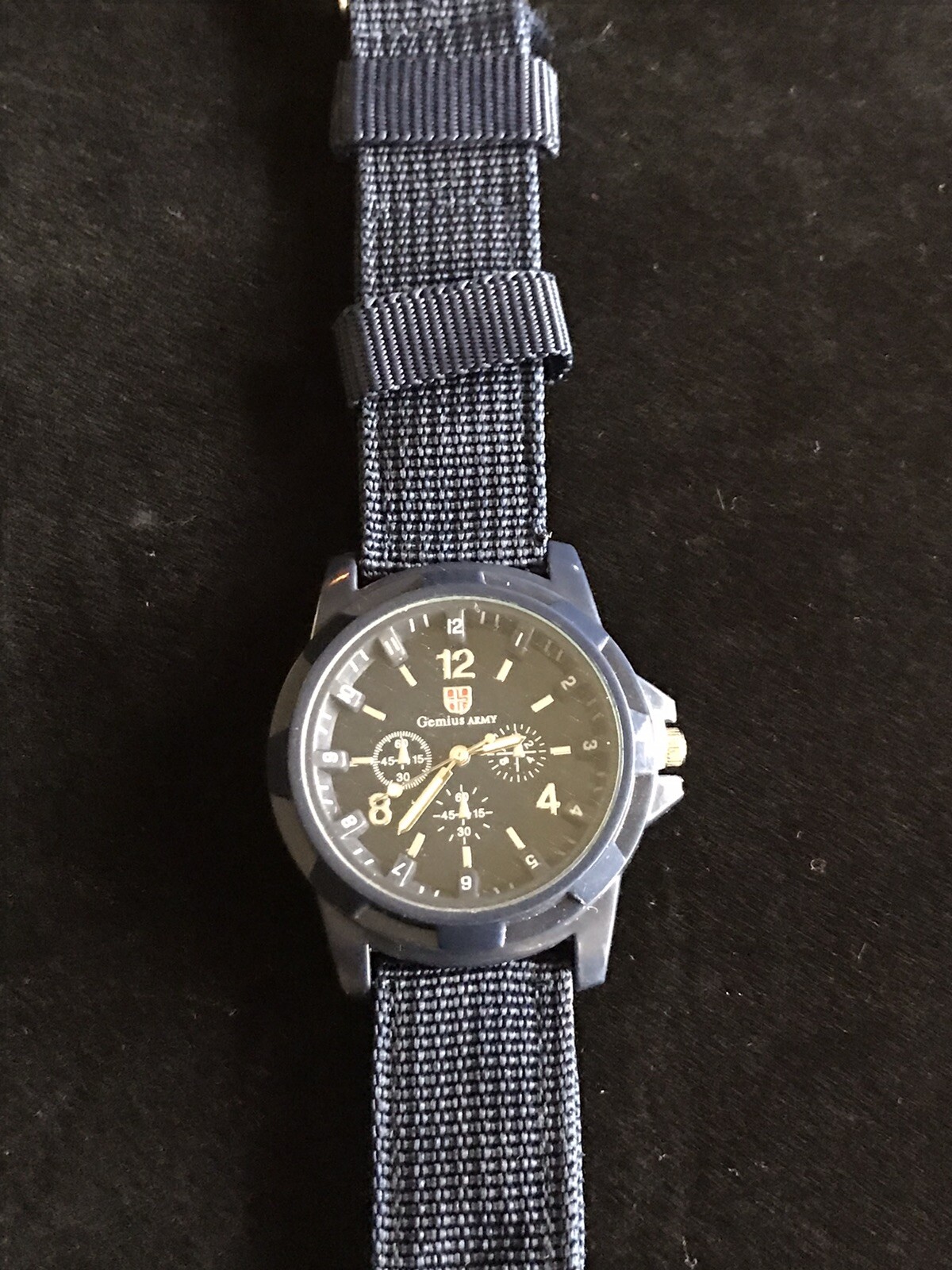Gemius Army Quartz Watch, Blue Face & Strap Military style