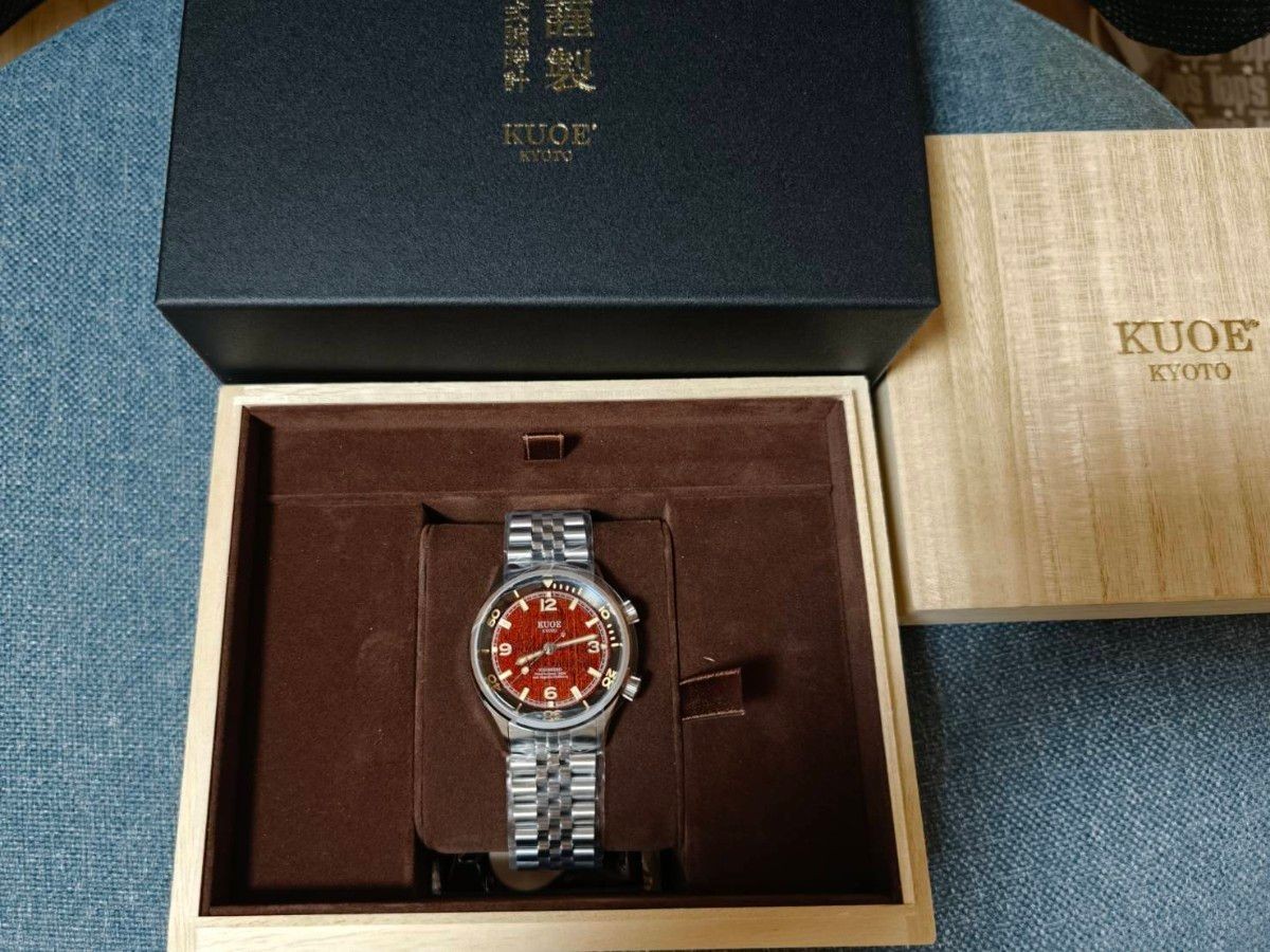 Kuoe Sombrero 90-011 Hake Japanese Lacquer Limited Edition 200 Pieces Watch F/S