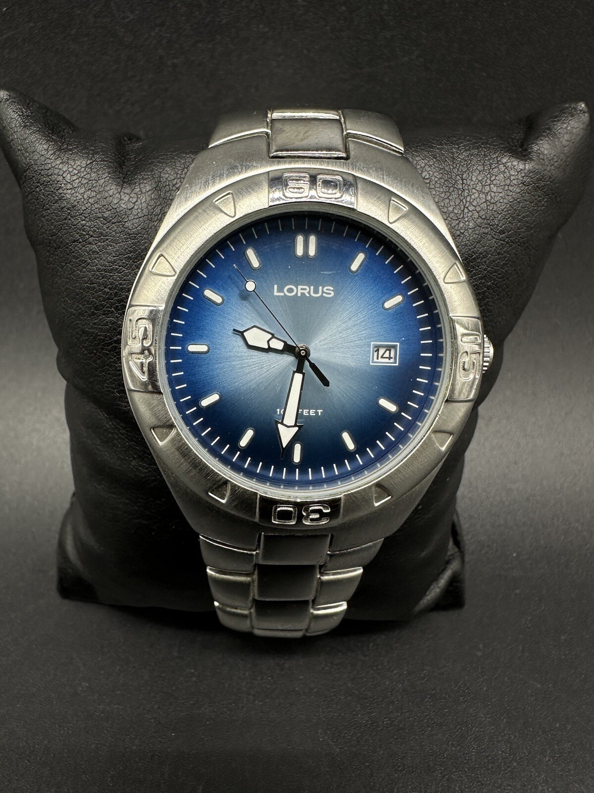 LORUS SPORTS by. SEIKO MENS’ WRIST WATCH 39mm 20mm LUG VX42-X178 RUNS
