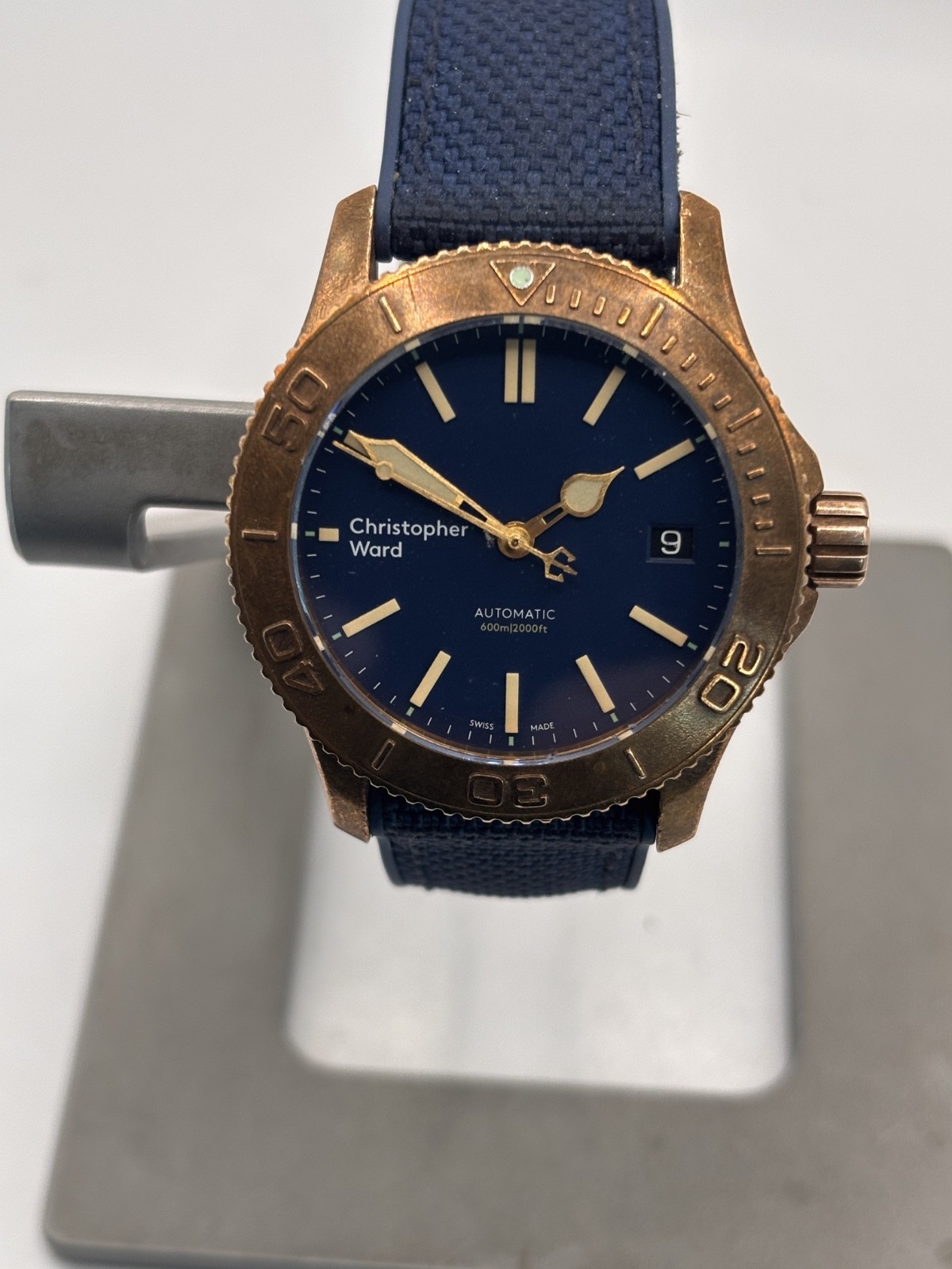 Christopher Ward C60 Trident Mk2 Pro 600 Bronze 38mm (11/2018) WH1736T