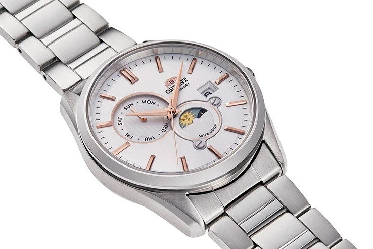 ORIENT Sun & Moon Mechanical Automatic Contemporary Watch Men