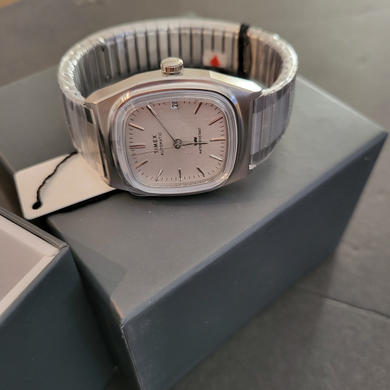 Timex Automatic 1983 E-Line Reissue 34mm with Expansion band Watch TW2W70800