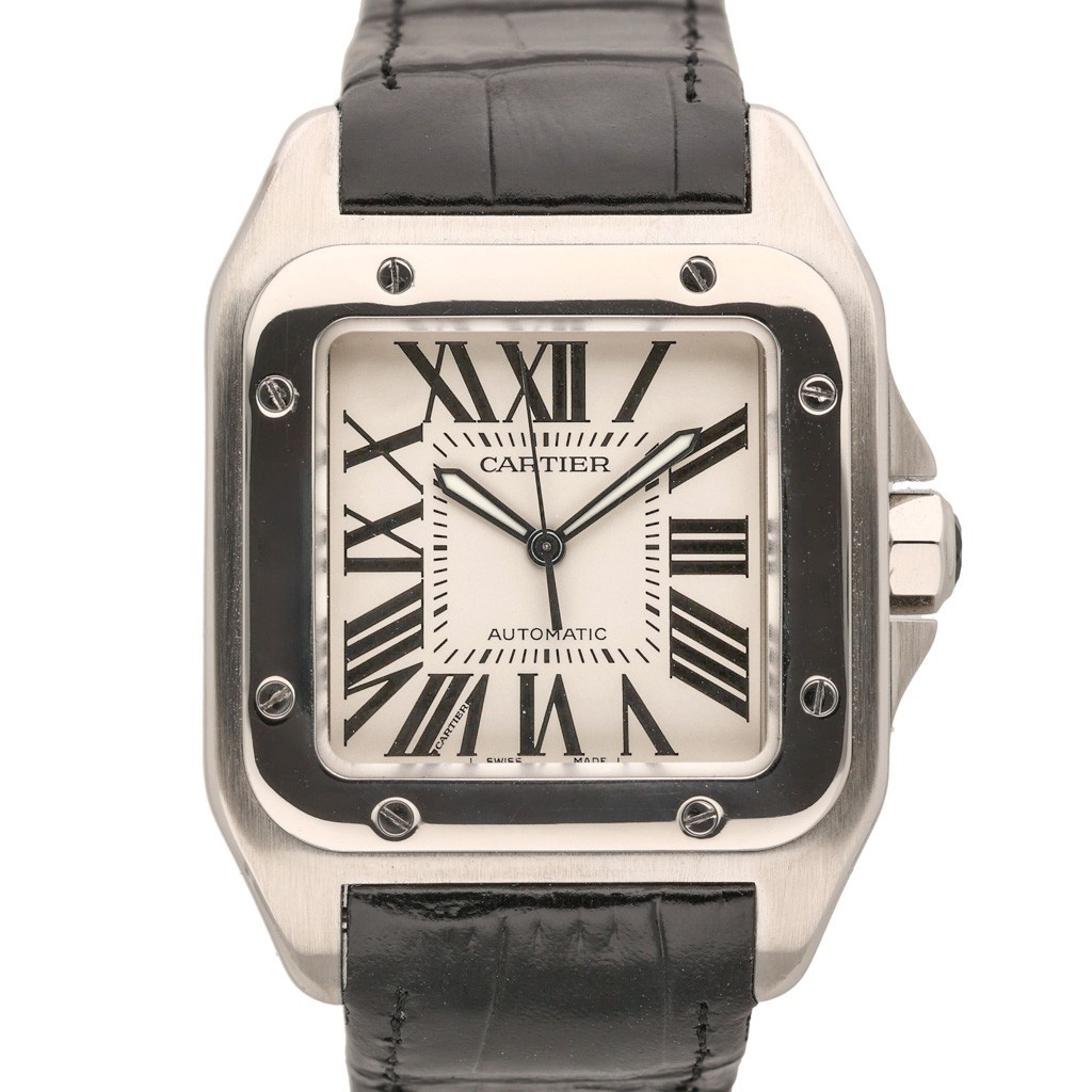 Cartier Santos 100 XL Ref. 2656 Steel 38mm Automatic Watch