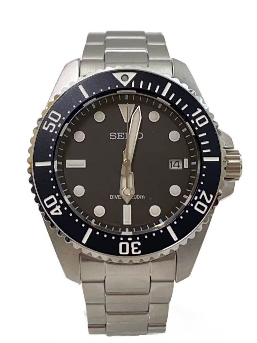 SEIKO Prospex Diver s Scuba Solar Watch Analog Stainless V157 00A0