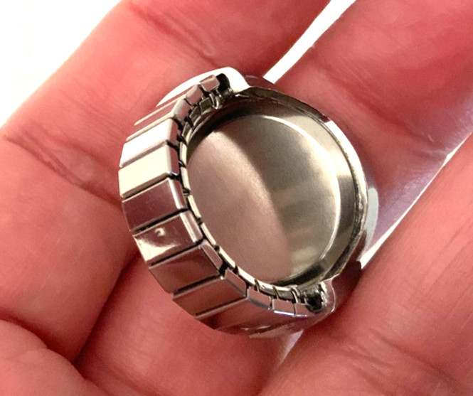 GOMIA RING WATCH (SILVER)
