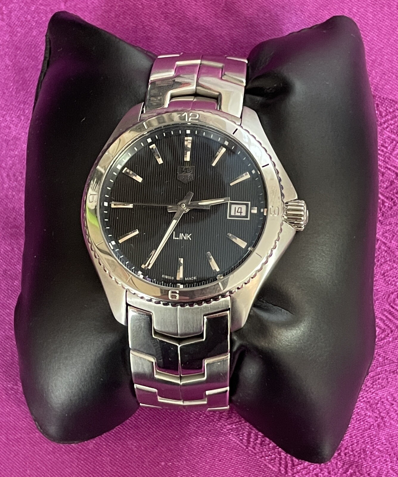 TAG HEUER LINK WRISTWATCH & BOX & INSTRUCTIONS BOOKLET/GUARANTEE CARD/Swiss Runs