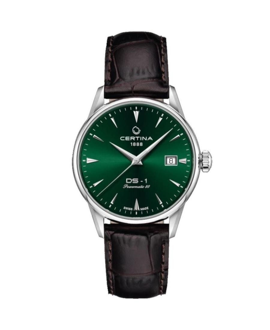 CERTINA Men Analog Automatic Casual Watch Classic Dress Green Dial Waterproof Ro