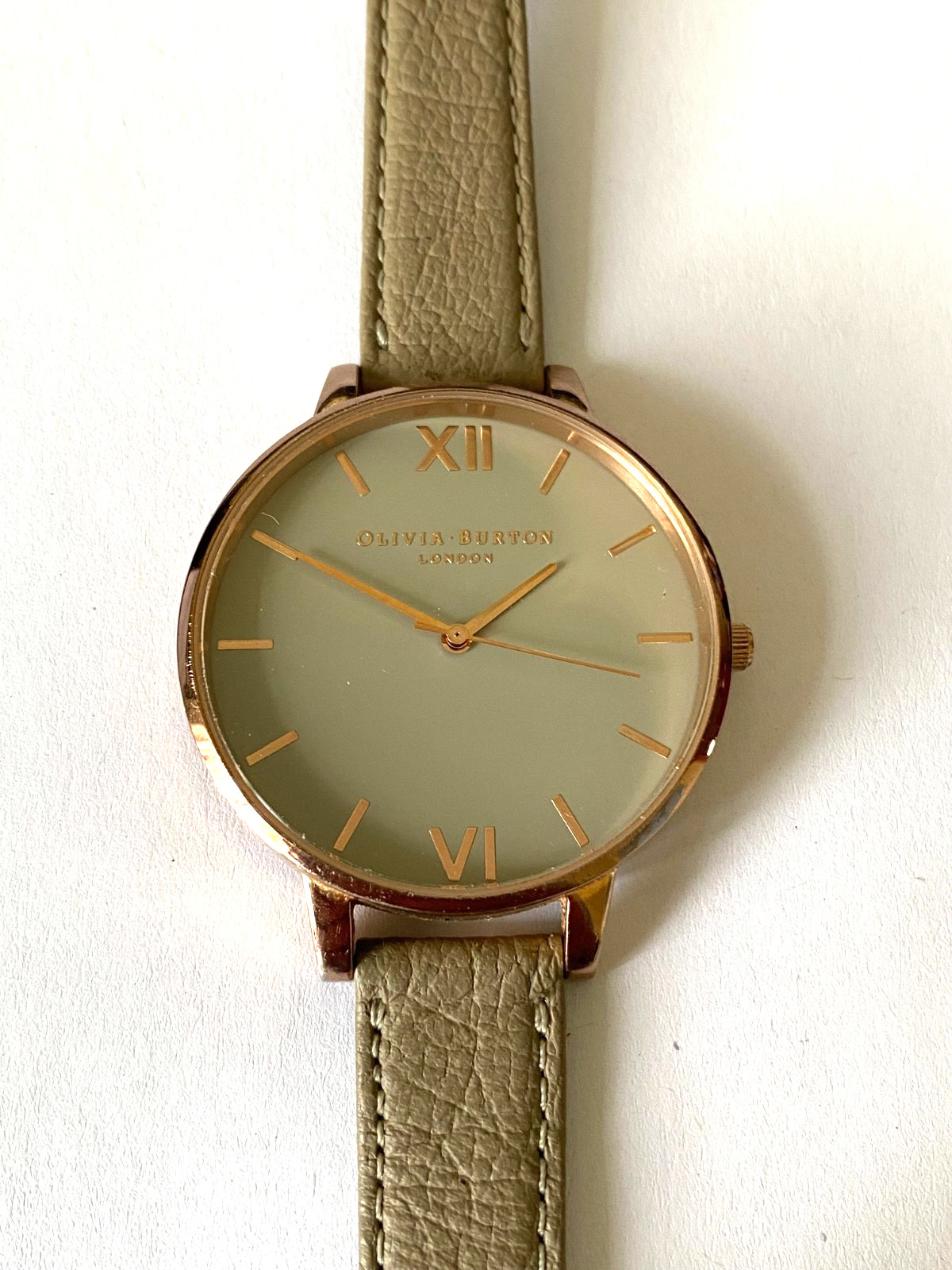 Olivia Burton Gold Tone Grey Face Women’s Watch