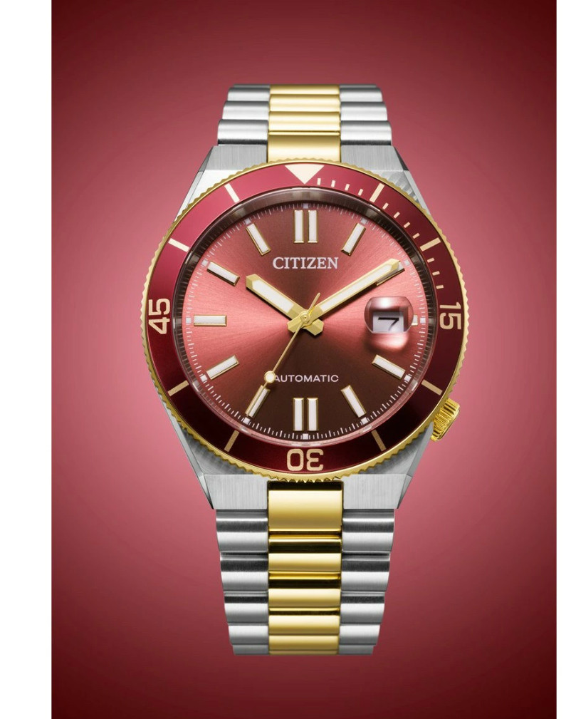 CITIZEN Automatic Watch 40mm NJ0234-58X TSUYOSA Coral Red New release on March 5