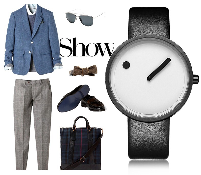 Geekthink Creative Minimalistic Quartz Unisex Adults Watch Luxury Leather 3ATM