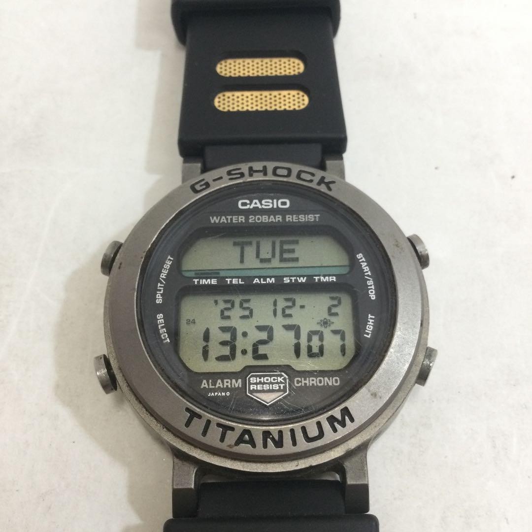 Casio G-Shock MRG-1 Men’s Titanium Digital Watch Black Used from Japan