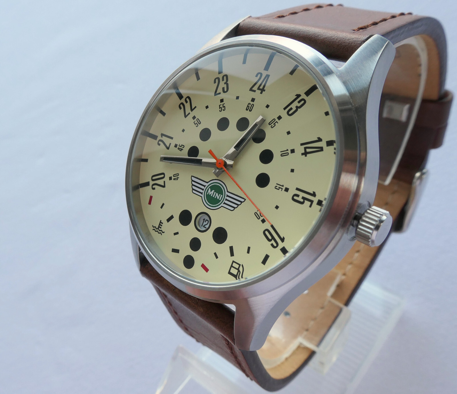 Mini John S Cooper Works JCW Speedometer Racing Classic Retro Sport Design Watch
