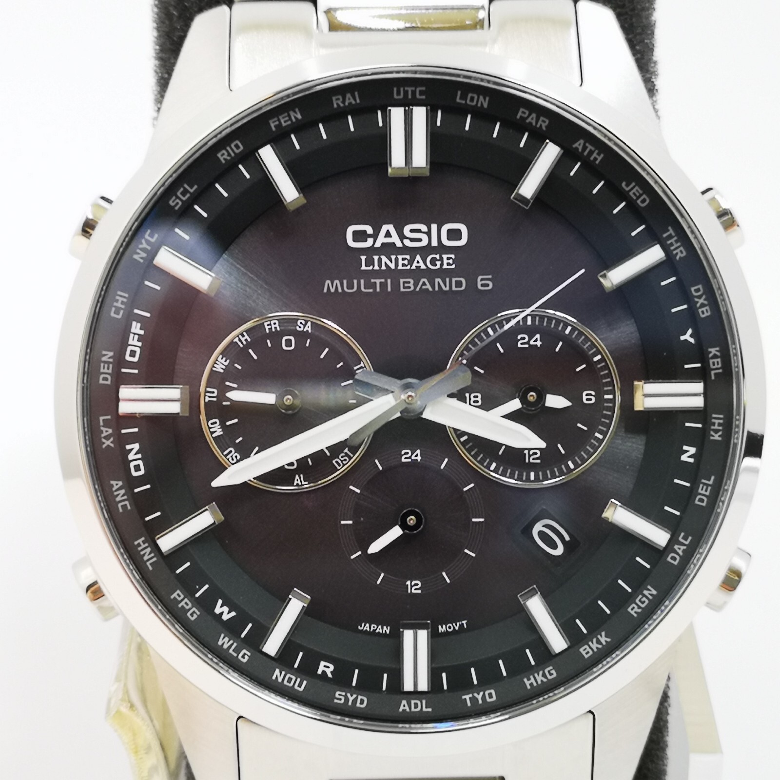 CASIO LINEAGE LIW-M700D-1AJF Black Multiband 6 Solar Men’s Watch New in Box