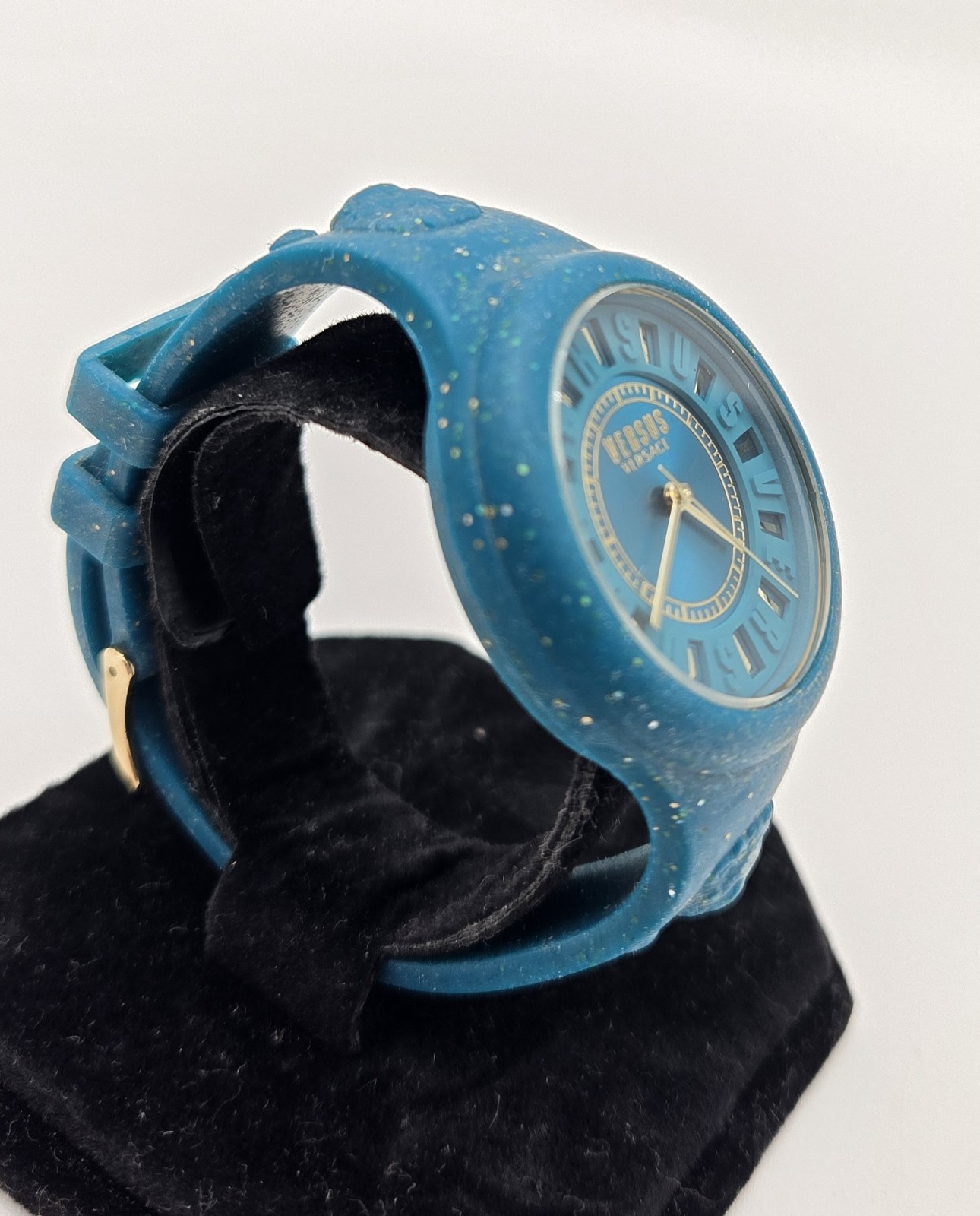 Versace Versus Aqua Glitter Silicone Wome’s Watch