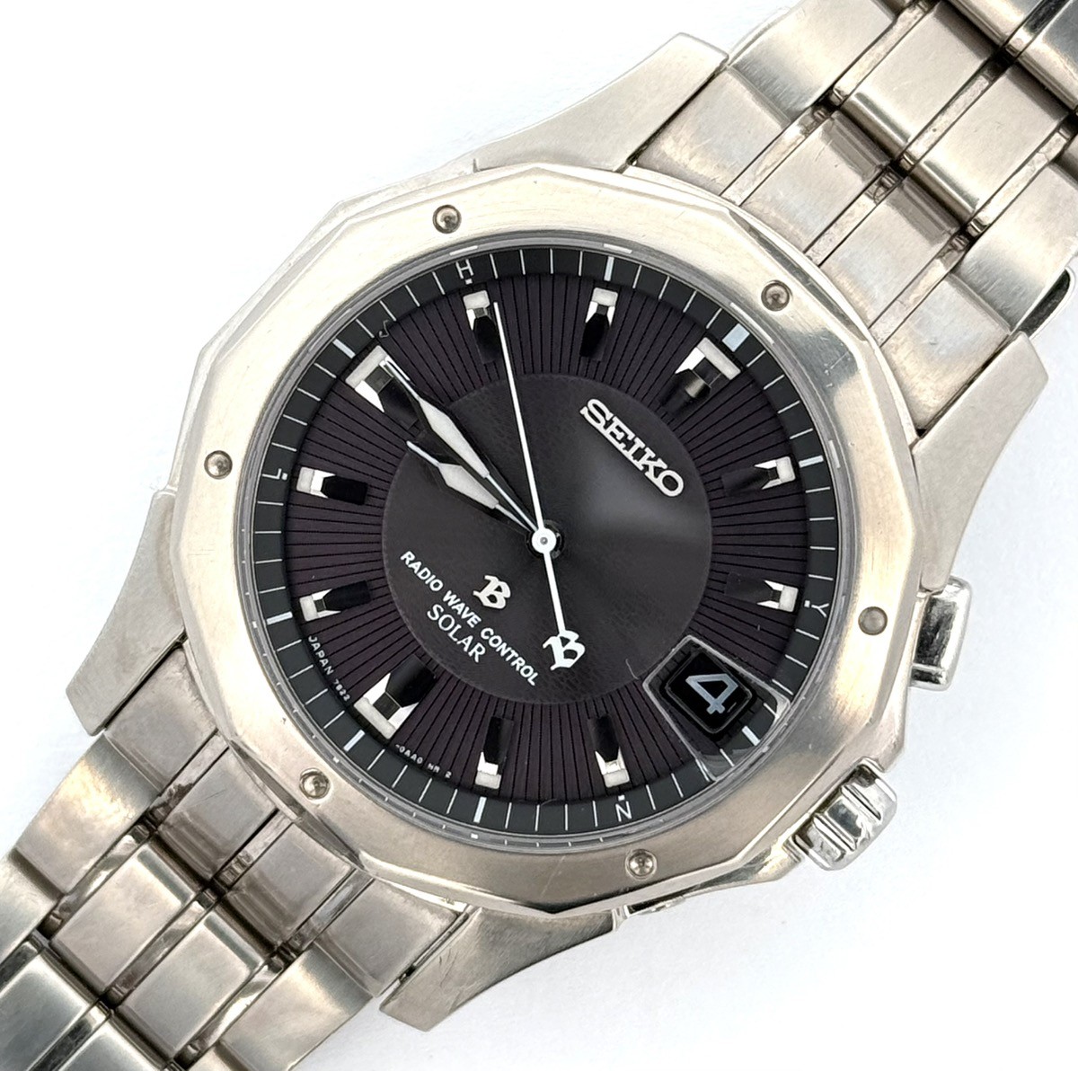 Seiko Brightz 7B22-0AC0 Radio Wave Solar Titanium Men’s Watch (A1G013517)