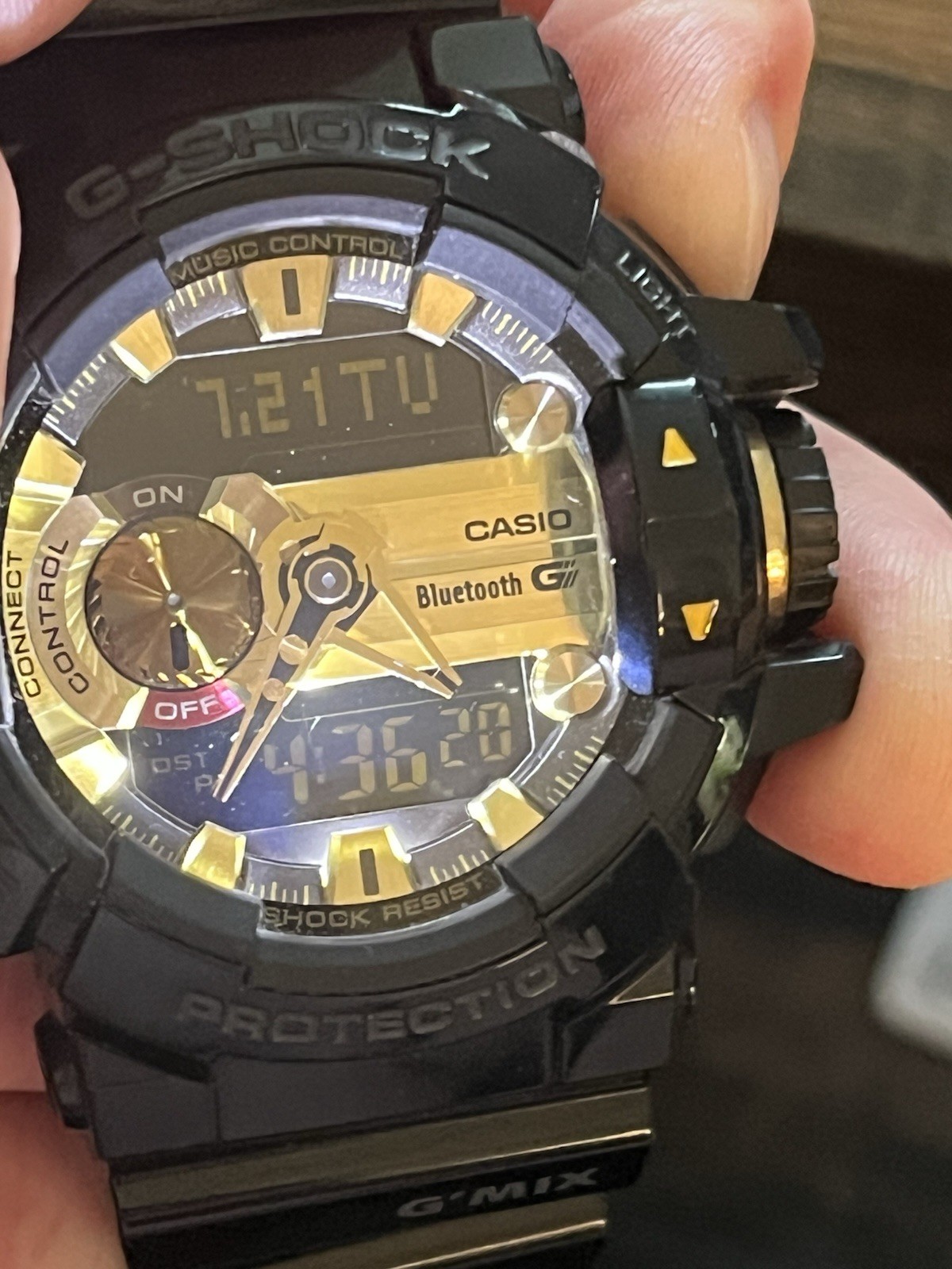Casio G-Shock GBA-400 G’MIX Bluetooth Music Control Watch Box Working