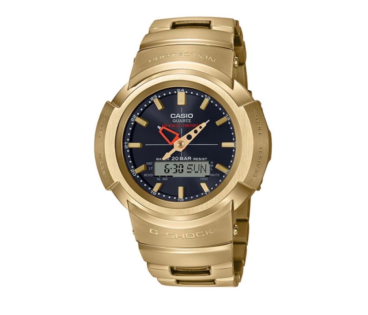 CASIO G SHOCK AWM 500GD 9AJF Gold Metal Radio Solar