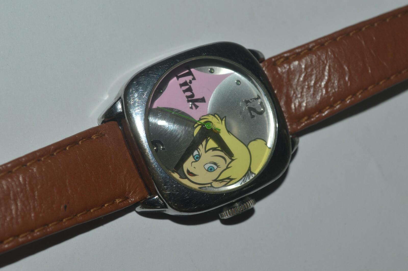 Tinkerbell Disney Watch Model MU1349 SIIO Quartz Unisex 30mm Vintage Works Fine