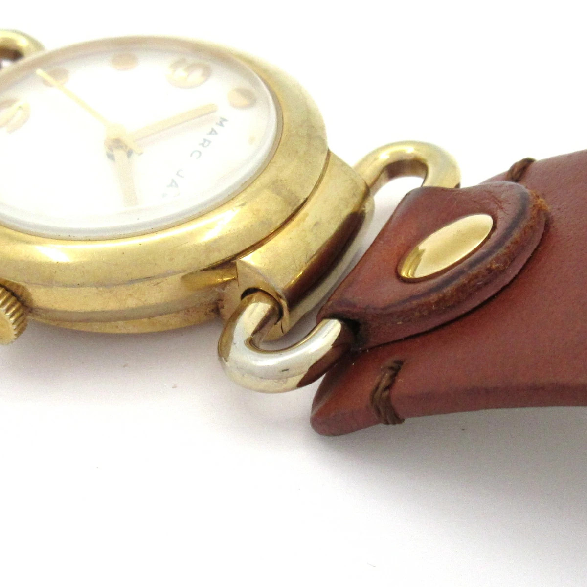 [A1_R] Marc Jacobs White Dial Stainless Steel Case Ladies Watch [n5x]
