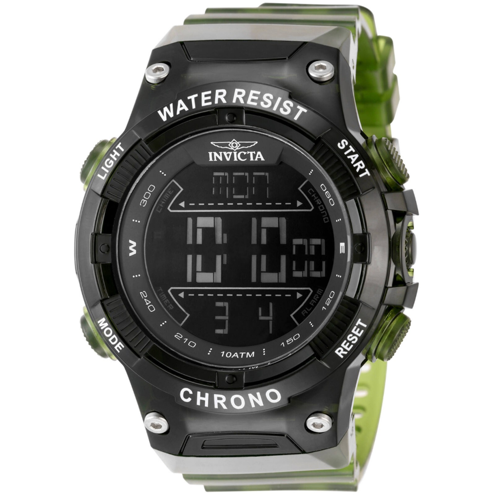 Invicta Men’s Watch Invicta Racing Chrono Digital Dial Dark Green Case 49049