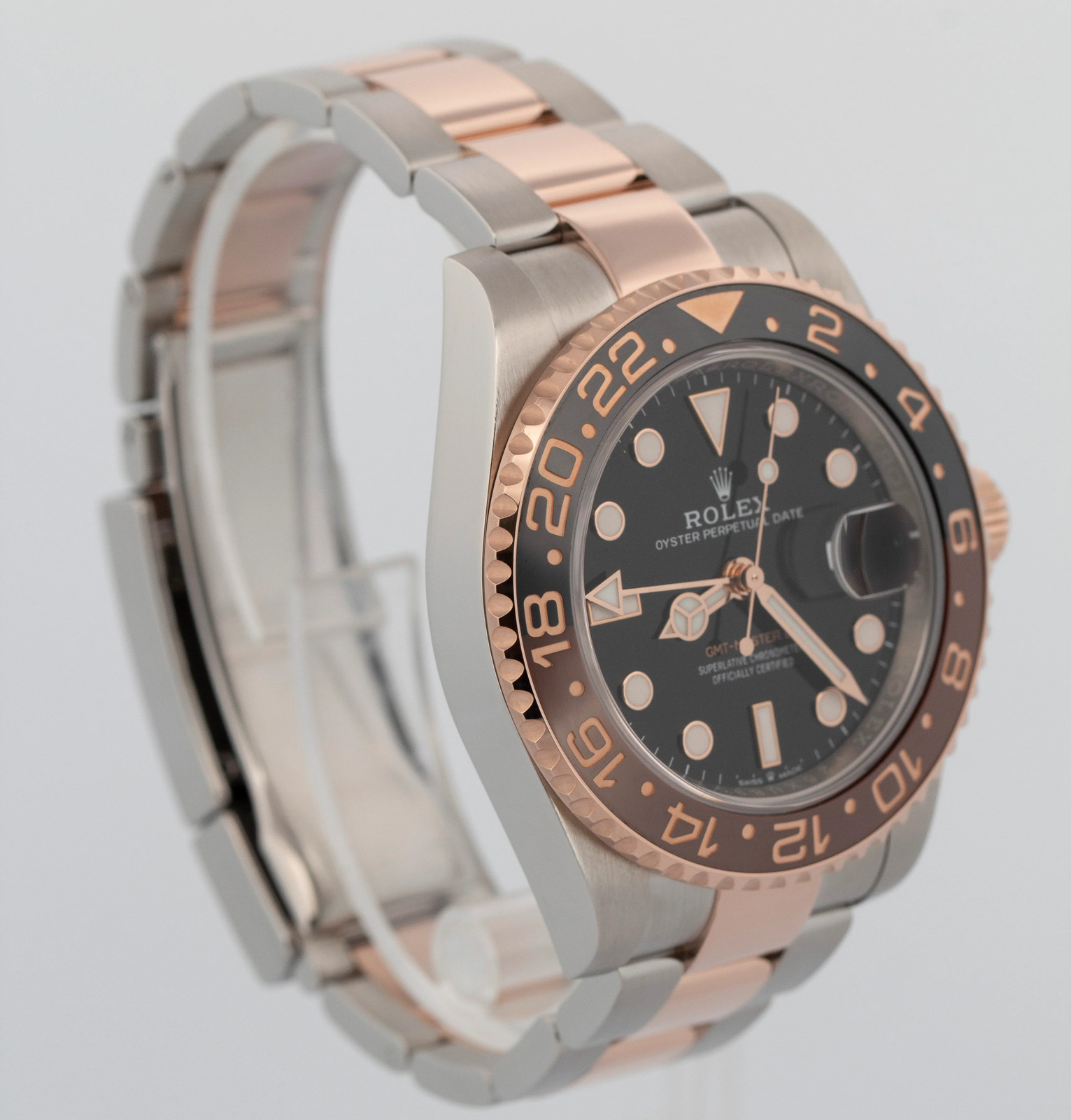 2023 PAPERS Rolex GMT-Master II Root Beer BLACK Two-Tone 40mm 126711 CHNR Watch