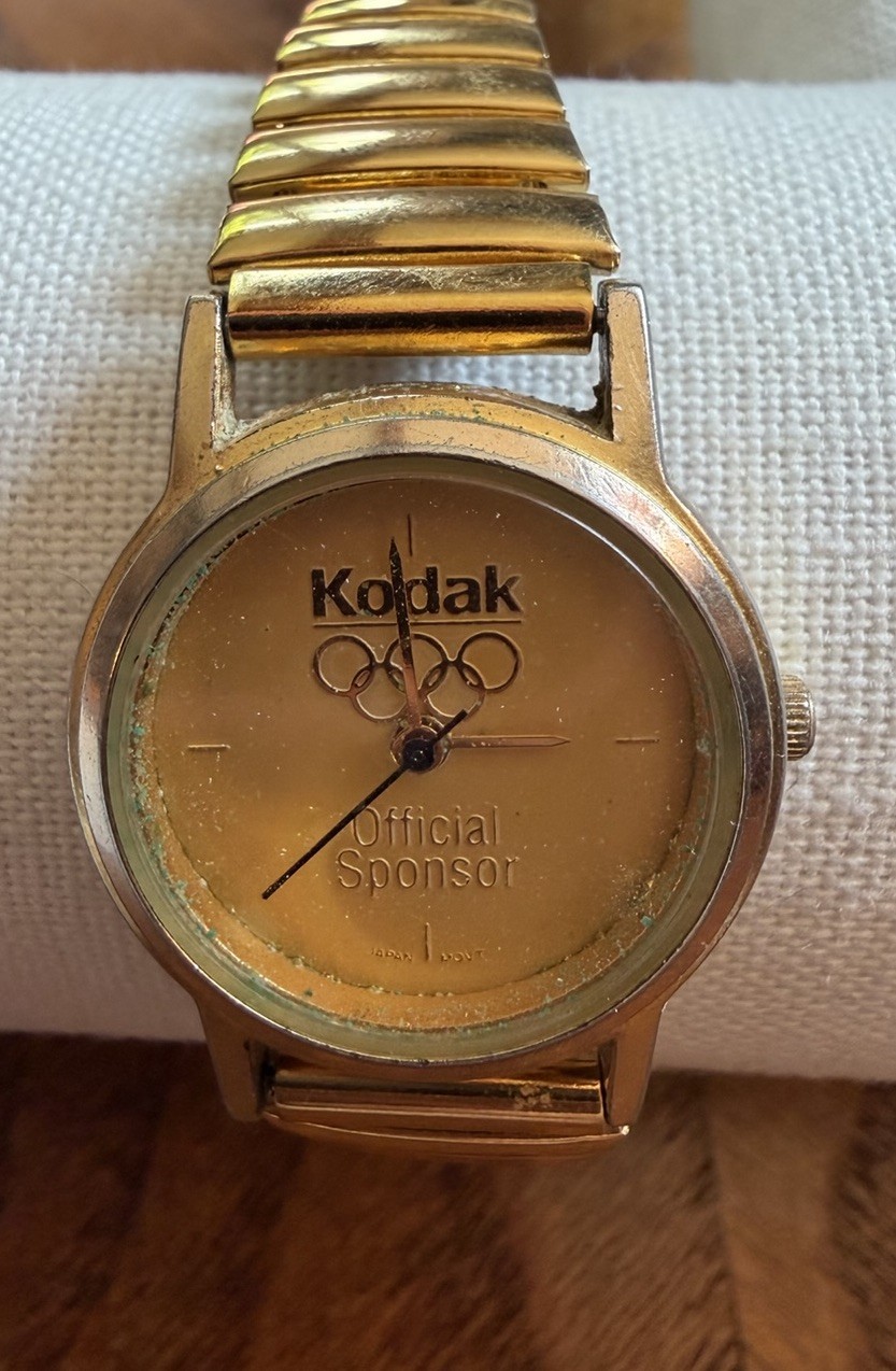 Vintage Women’s 1992 Olympics Kodak Official Sponsor Wristwatch – Japan Movt
