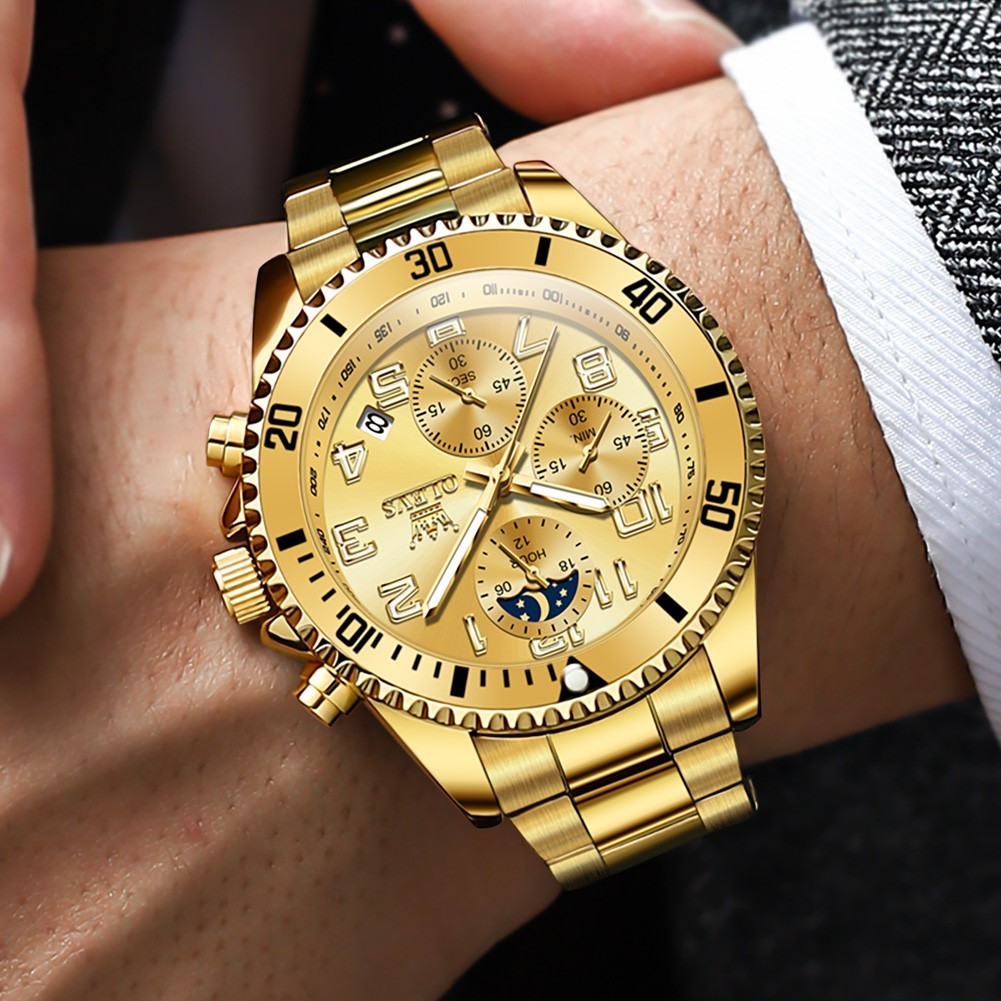 OLEVS 2926 Luminous 3ATM Waterproof Man Present Japan Movement Quartz Watch