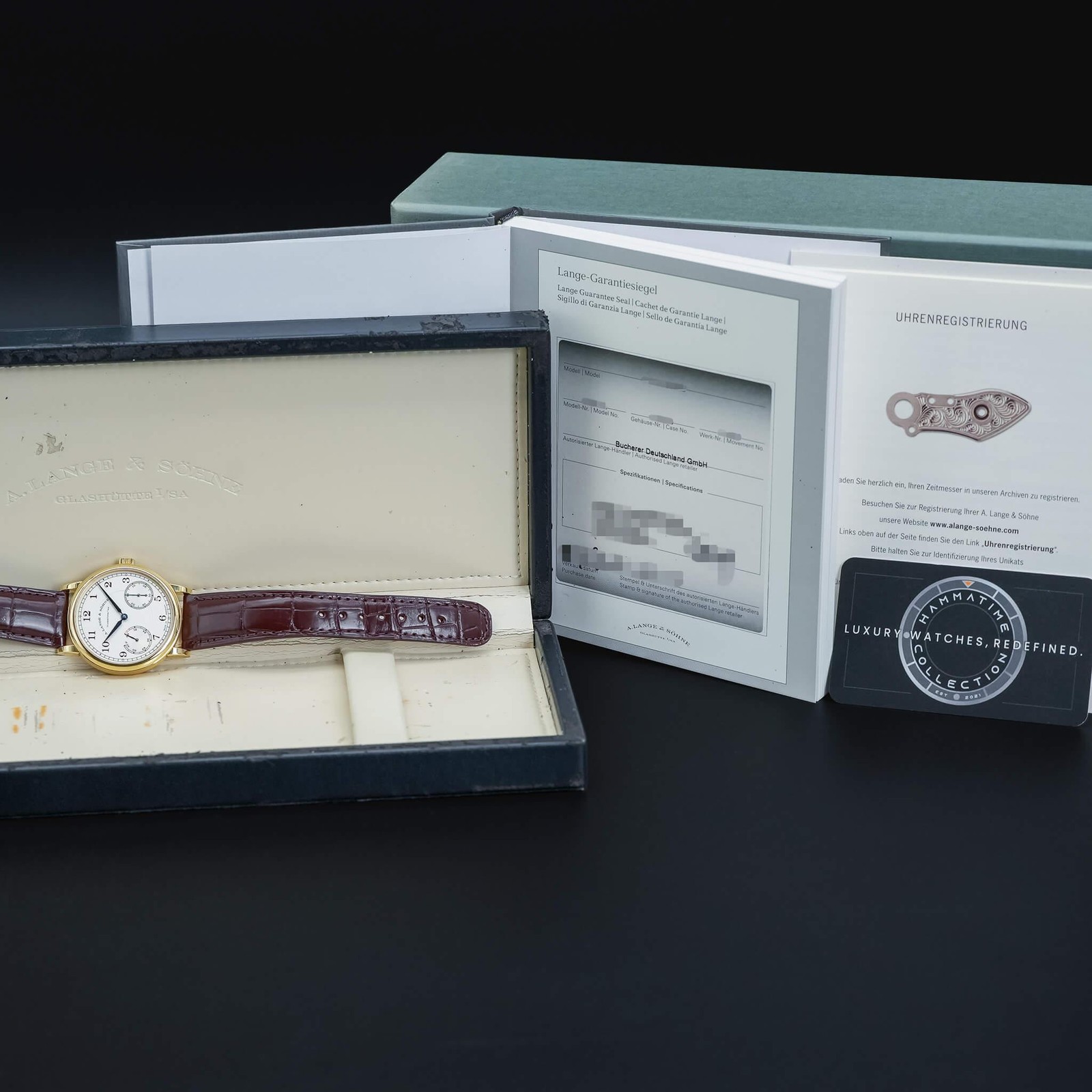 A. Lange & Sohne 1815 “Up/Down” 234.021 Silver Dial 39mm 2013 Box & Papers