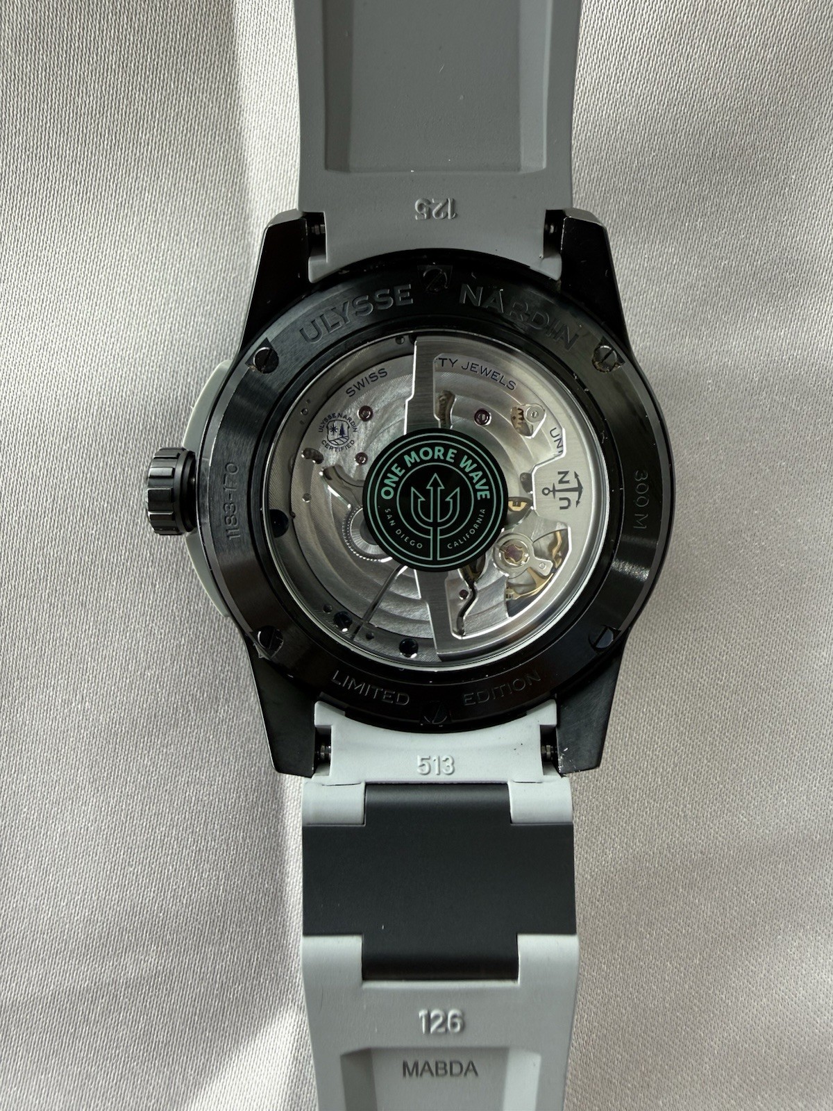 Ulysse Nardin Diver One More Wave LE 44mm 1183-170LE-2A-OMW/3A – Watch Complete