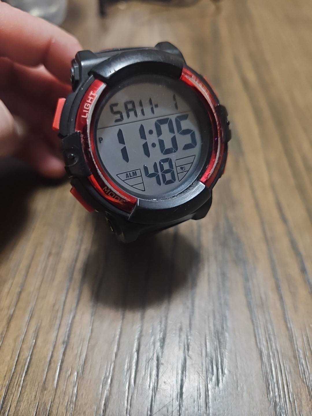 SKMEI Men’s Digital Sports Watch Silicone Band Alarm LED Electronic Wristwatch