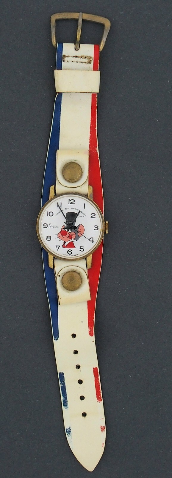 1970’s Sheffield Merlin the Magic Mouse Warner Brothers Cartoon Character Watch