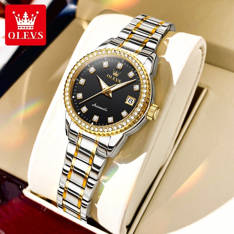 OLEVS Women’s Automatic Mechanical Luminous Waterproof Watch for Ladies
